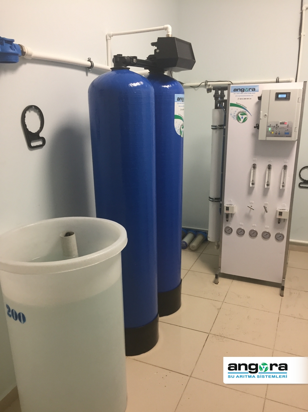 Reverse Osmosis Su Arıtma Sistemlerimizden Bir Görünüm Angora Su Arıtma 